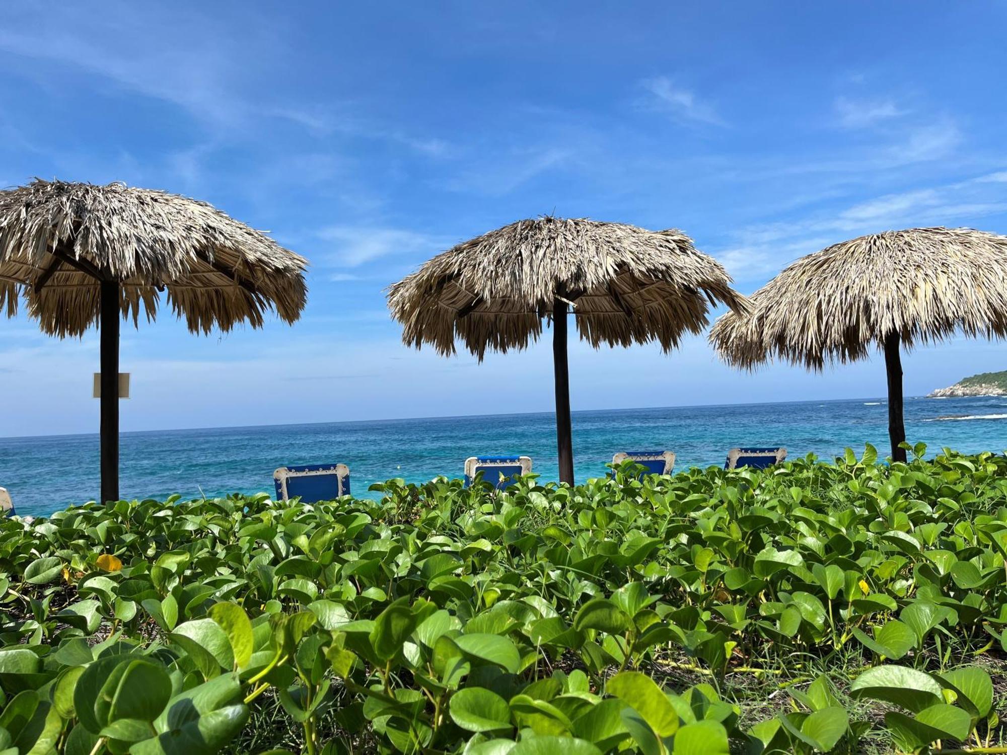 Manta Raya Hotel - Right On The Beach Cuatunalco Екстериор снимка